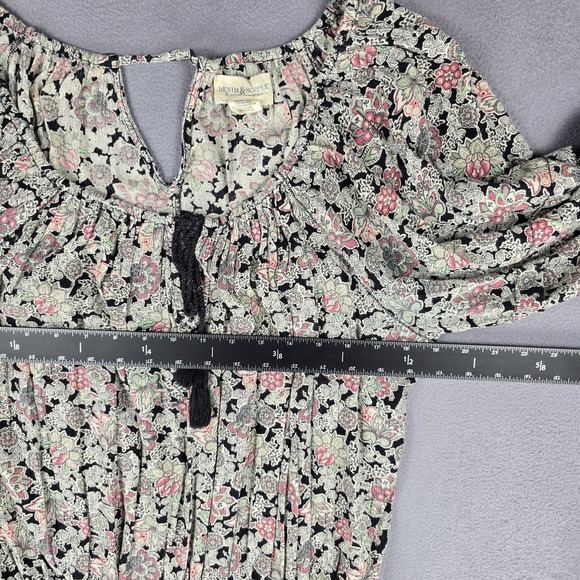 Vintage Denim & Supply Ralph Lauren Dress Womens Large Boho Chic Peasant Floral - Picture 8 of 12